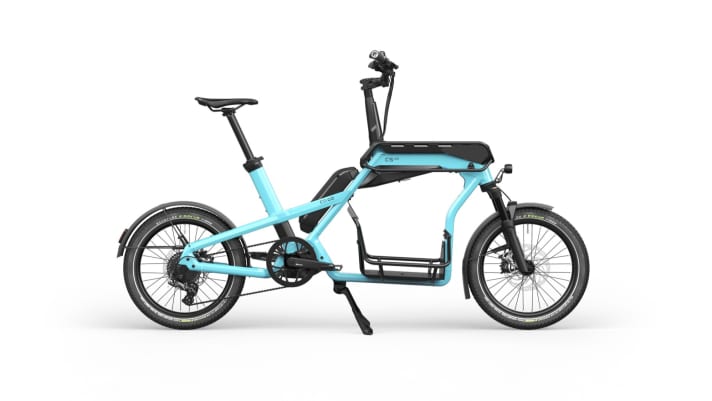 The Ca Go CS 100 with derailleur gears but without rear luggage rack.