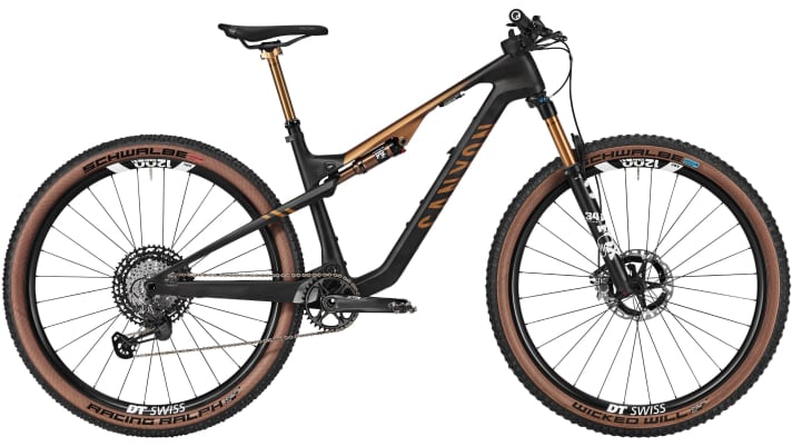 Mit Shimano XTR Ausstattung ist das Canyon Lux Trail CFR die leichteste Ausstattungsvariante des Downcountry-Bikes.