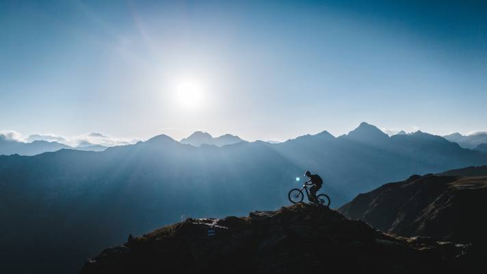 Right at the top: Tom Öhler at the summit. One of 14.