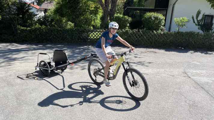 If everything is set up correctly, the Reacha Sport follows the track accurately despite its length.