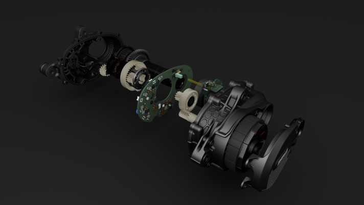 The inner workings of the Mahle M40.