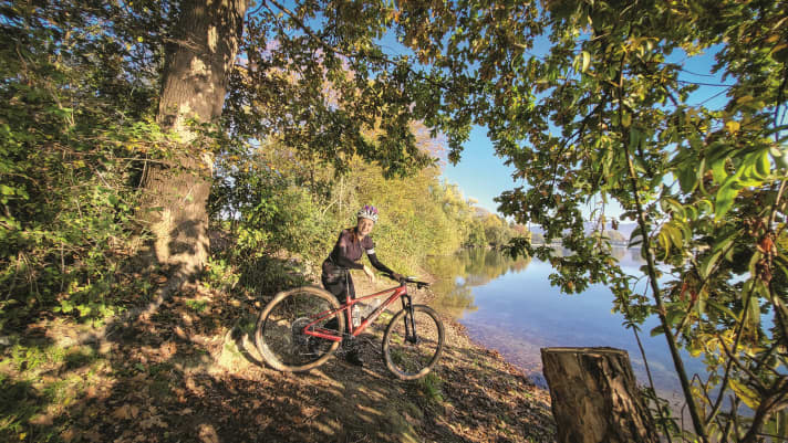 Melanie Mandel doesn't let fear of falling stop her from riding a lot.