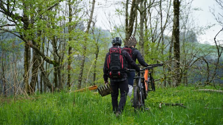 Building MTB trails and doing it legally - that is the goal of the MTB Allgäu e.V. and Gravitationssportverein Miesbach.