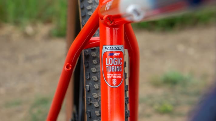 The Ritchey steel frame - probably the best steel tube set in the world for the company founder