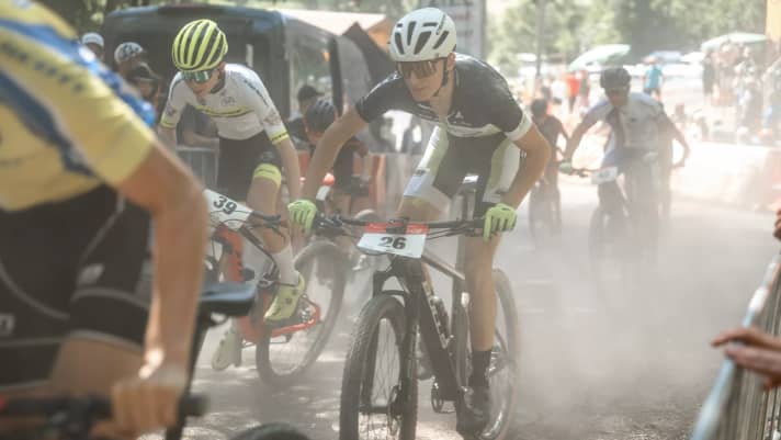 Coping with the consequences of a crash and happy with his 12th place: Max Ebrecht.