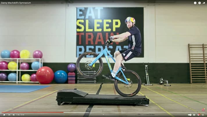 Image excerpt from the YouTube video "Gymnasium" by Danny MacAskill
