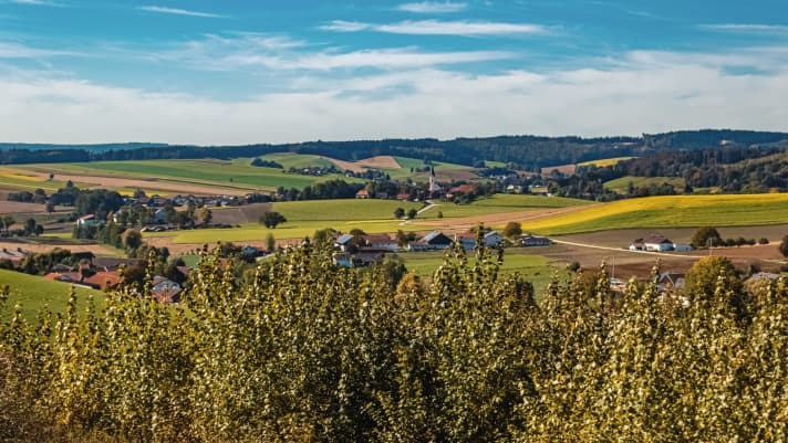 Malerwinkel: gently rolling hills near Bad Griesbach