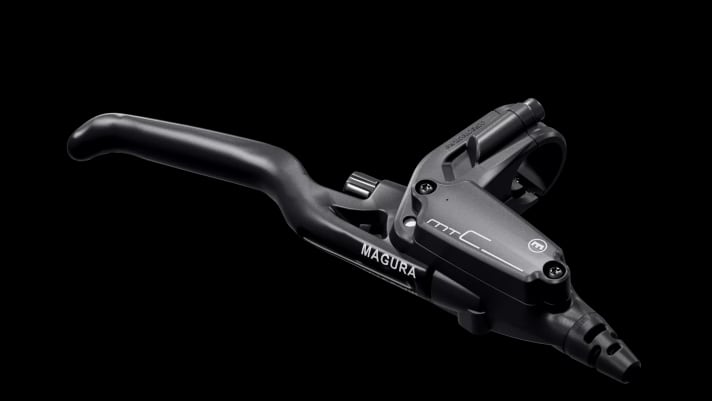 The new Magura 3-finger brake lever does not require more actuating force despite the larger master piston.