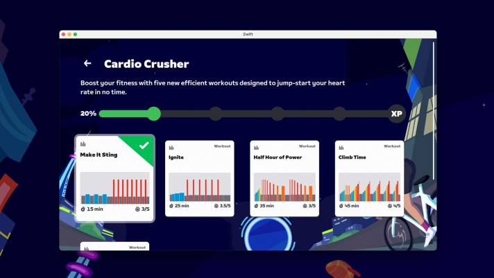 Neue Challenge: Cardio Crusher