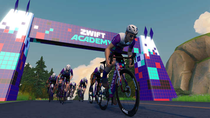 Zwift Academy 2024 with a larger time window and focus on talent scouting.