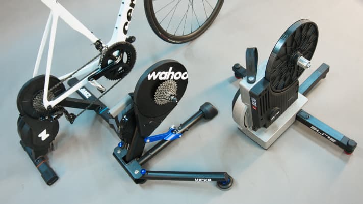 2022 hat TOUR die neuen Rollentrainer Zwift Hub, Wahoo Kickr WiFi und Elite Justo getestet und ergänzt.