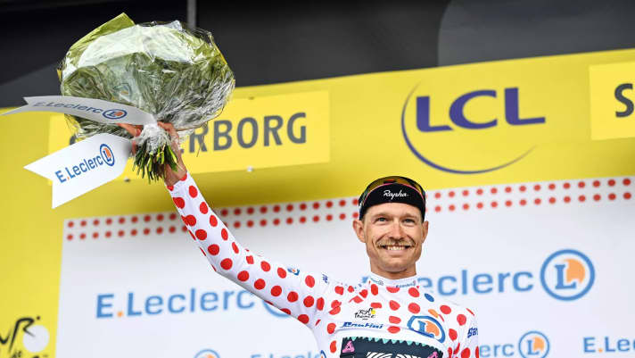 A remporté 11 classements de montagne consécutifs - Magnus Cort Nielsen