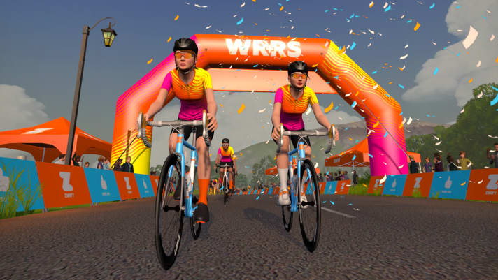 Photo of the Womens Race and Run series on Zwift