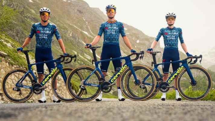 The Cervélo racing bikes from Vingegaard & Co. get a new coat of paint for the Tour de France
