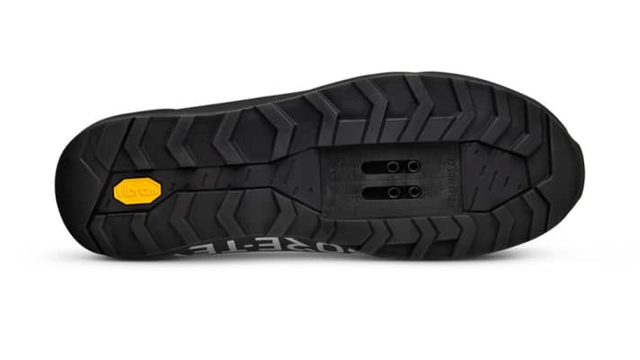 Die X2-Außensohle des Fizik Terra Nanuq GTX Clip-in.
