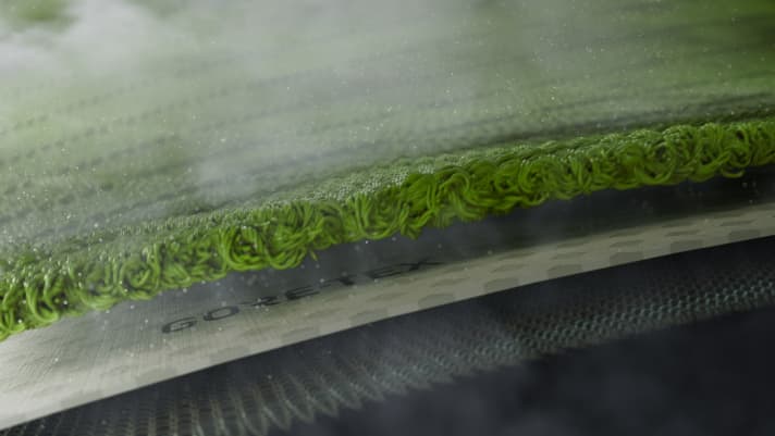 Grâce à la nouvelle membrane ePE, plus aucun PFC écologique n'est rejeté dans l'environnement.