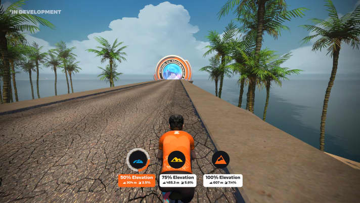 Dès l'automne, les ascensions seront évolutives dans le portail Zwift's Climb Portal.