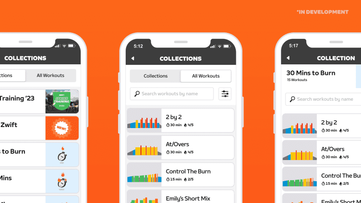 Explore workouts in the companion app
