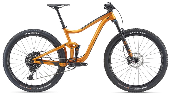   Trance 29 1: Das hochwertigere der beiden Alu-Modelle des 29er-Trailbikes kommt mit Carbon-Laufrädern.