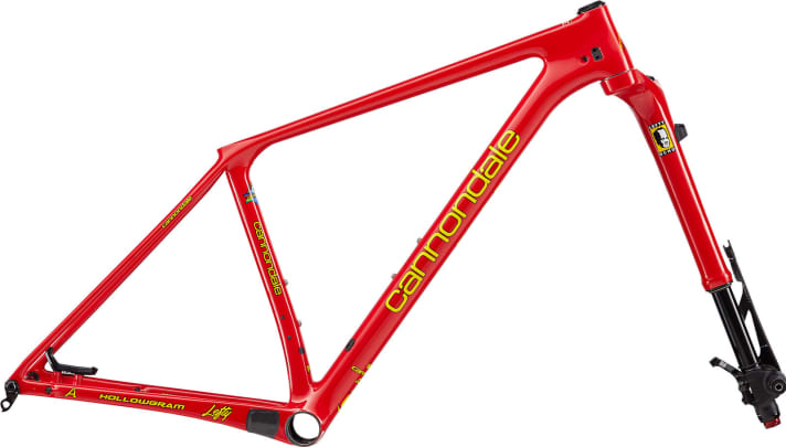   Cannondale F-Si, Sondermodell 2019. Die Version in Viper Red ist eine Hommage an die Hardtails mit Headshok-Gabeln, die das legendäre MTB-Rennteam von Cannondale zwischen 1994 bis 1997 fuhr.