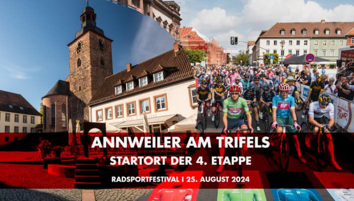 Die finale Etappe der Deutschland Tour 2024 startet in Annweiler am Trifels