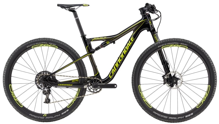 The Scalpel-Si Carbon 2: with Sram XX1/X01 drivetrain, XT brakes and Monarch XX shock. Price: 6000 euros.