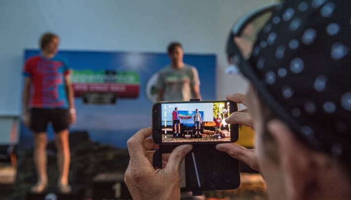   Siegerehrung am Abend.