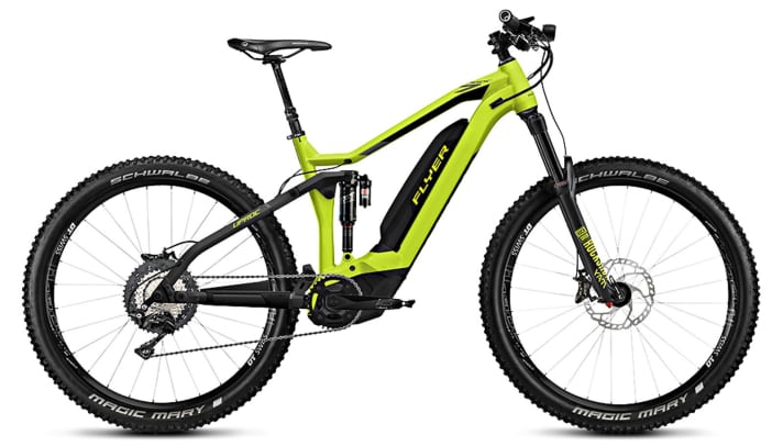   Flyer Uproc7, model 2019, in Lime Green/Black.
