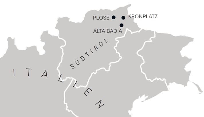   Plose, Kronplatz und Alta Badia liegen so nah, dass man sie an einem Wochenende zu einem Roadtrip verbinden kann.