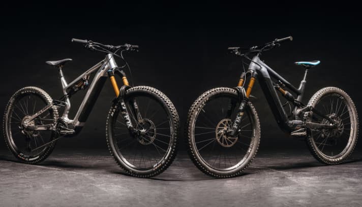   Left: The Commencal Signature model shown here is now sold out, but the cheaper Race and Ride models are still available / Right: The Canyon Torque:ON was not available at the time of going to press. It will be back soon, says the manufacturer.