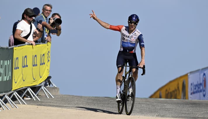 Der größte Erfolg im Jahr 2023 von Israel-Premier Tech war der Etappensieg bei der Tour de France von Michael Woods am Puy de Dome