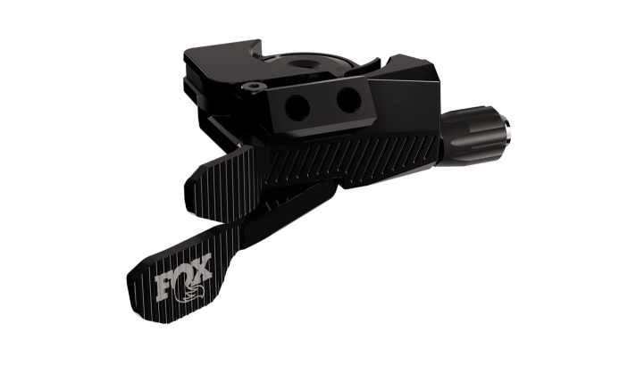 The Twin Stick is a combination lever that combines the operation of the dropper post and suspension compression damping.