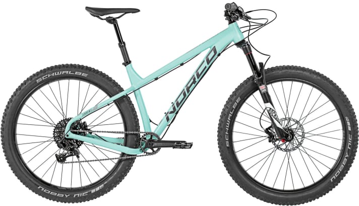 Mountain bikes in plus format