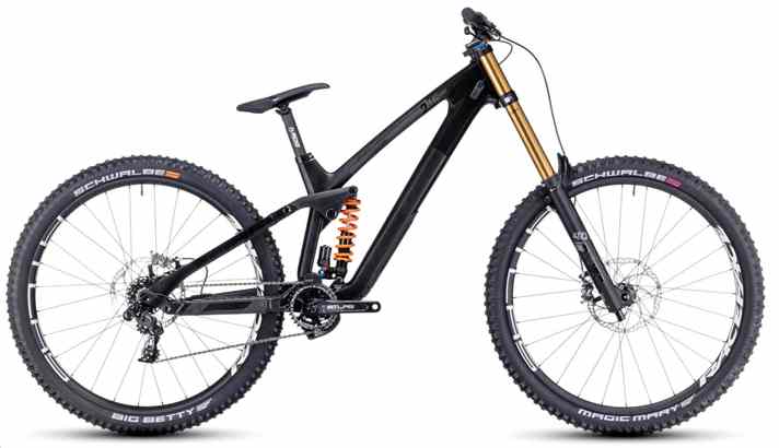 Suspension travel: 200/215 mm, 16.1 kg, 29 inch.