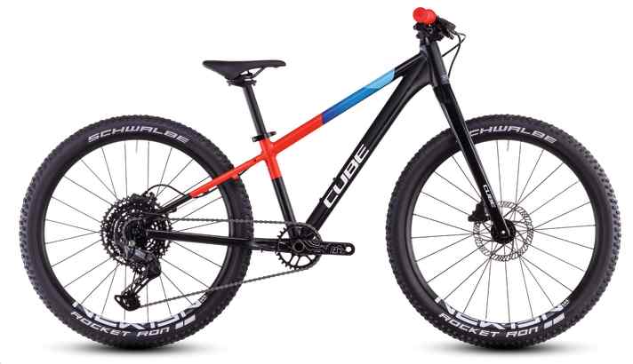 The children's bike from Cube is wonderfully light thanks to its rigid fork and high-quality components. More of these, please!