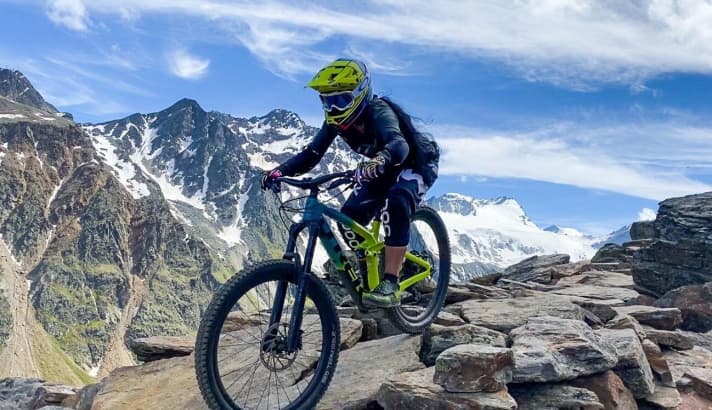   Nach Tareks Unfall konnte Nathalie jahrelang auf kein Bike mehr steigen. Inzwischen hat sie wieder Spaß am Mountainbiken.