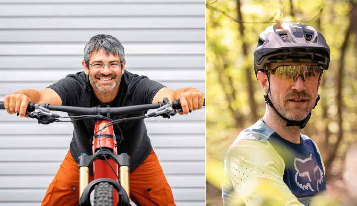 Our interview partners: Left: Lutz Scheffer, Rotwild ; Right: Fabian Scholz, Cannondale.