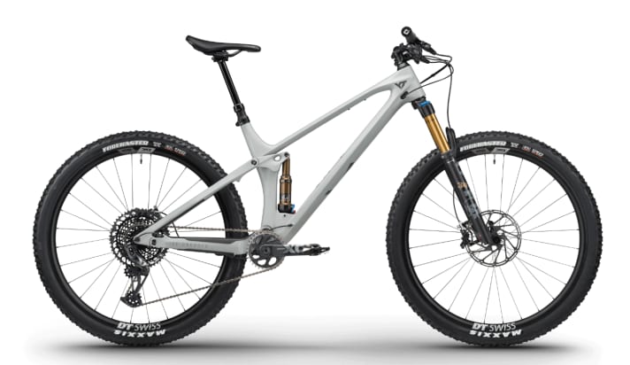 The YT Izzo with the high-quality Fox Factory suspension.