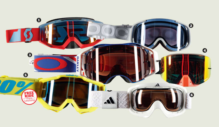   Test: Goggles for freeriders