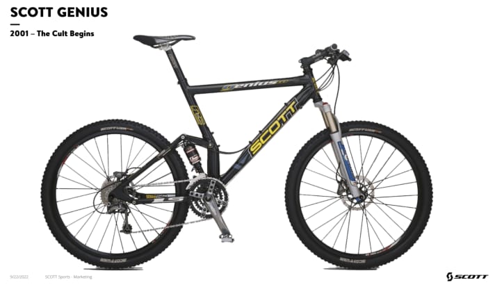 The oldest ancestor of the current Scott Genius