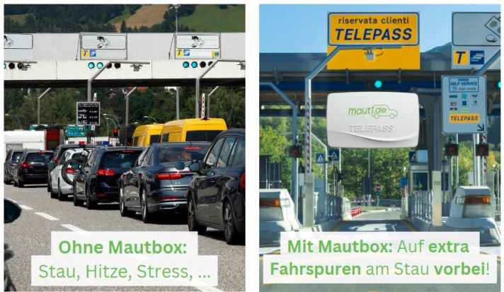 Etwas verkürzt könnte man sagen, dass man mit der Box einfach am Stau der Mautstationen vorbeifahren kann.