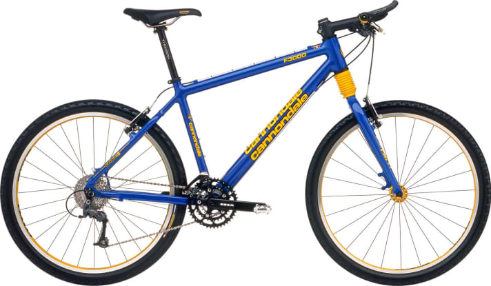   Original 2: The Cannondale F3000 with CAAD4 frame celebrated numerous successes on the world's CC race tracks at the turn of the millennium.