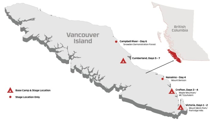 This is the way to go: On Vancouver Island, riders can expect idyllic landscapes, but also tough and technically demanding trails.