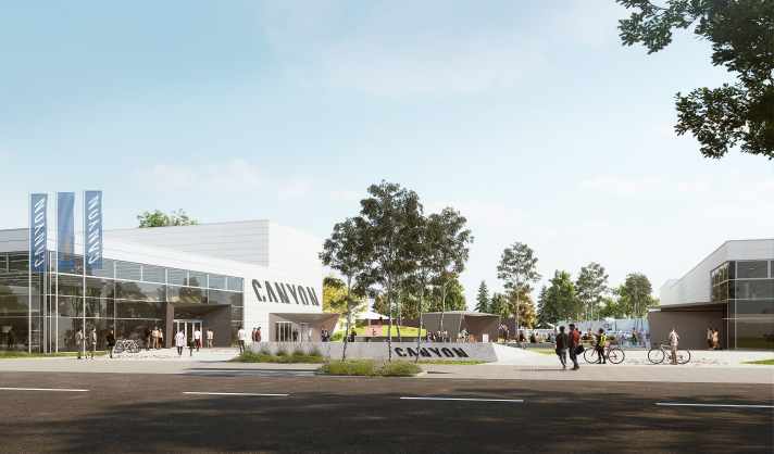The new Canyon store in Koblenz will enable a real cycling experience and a personal connection between the brand and its customers.