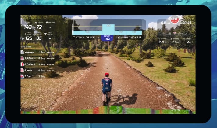   RGT Cycling is still available in a free version. For just under nine euros a month, you can use the Magic Roads function to follow your own GPS tracks.
