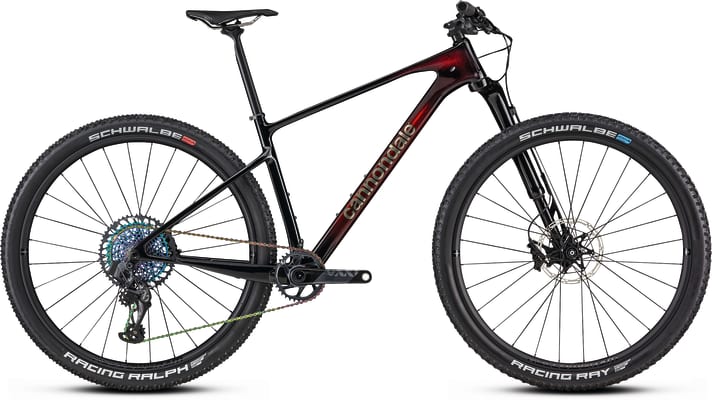 The head angle of the Cannondale Scalpel HT Hi-Mod Ultimate has never been slacker than 66.9 degrees on an XC hardtail.