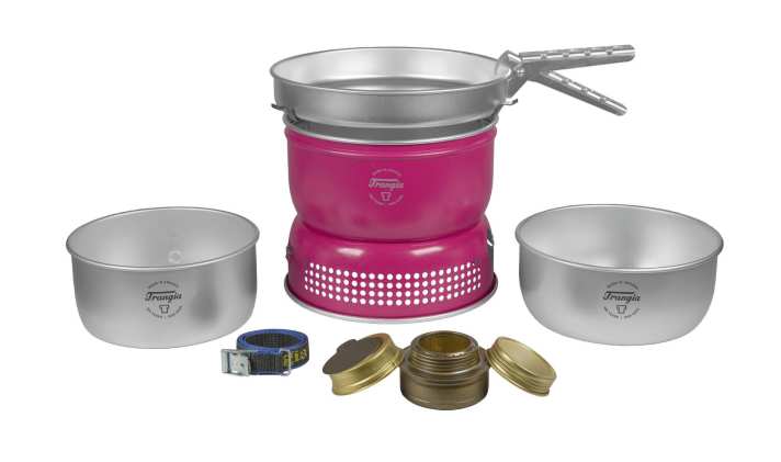 Cooking in an anniversary look. Trangia celebrates 100 years of camping cookers.