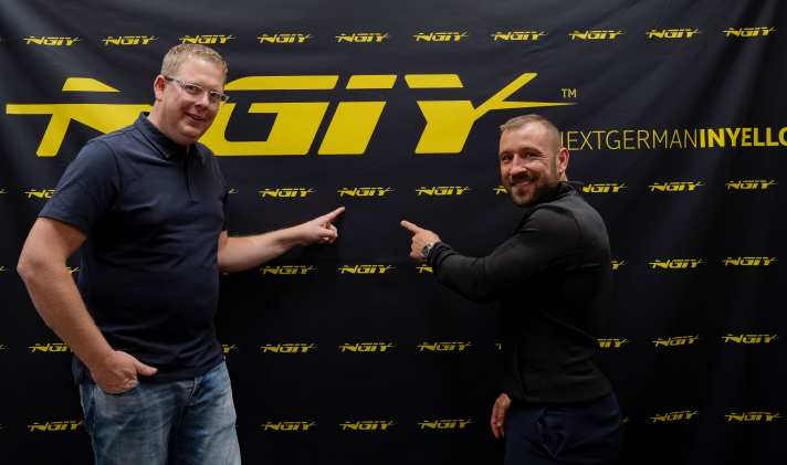 Stehen an der Spitze der Mission in Richtung Gelbes Trikot: Präsident Robert Förstemann (rechts) und Vizepräsident Bernd Sudhoff