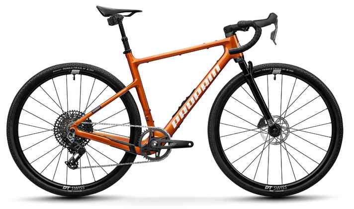 Example gravel bike: Propain Terrel Trail | wheel size: 28 inch | suspension travel: 40 mm | weight: 10.71 kg (size XL) | price: 3644 euros