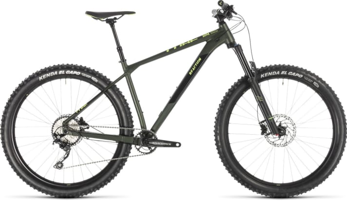   Eins der drei neuen Trail-Hardtails von Cube für 2019: Das Reaction TM richtet sich an fahrspaß-orientierte Biker, die keinen Fully-Schnickschnack brauchen. Für 1100 Euro gibt's eine 1x10-Schaltung, eine X-Fusion RC 32-Gabel und eine Variostütze.